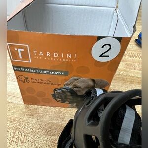 Tardini Pet Accessories Breathable Basket Muzzle.